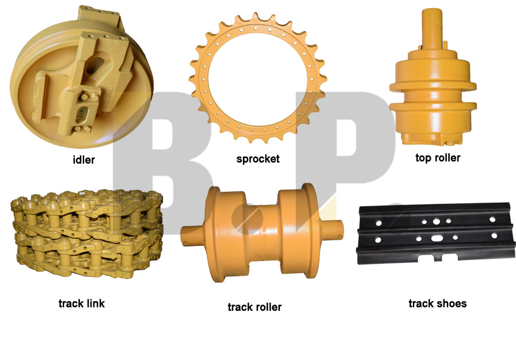 PC200/210 Excavator Undercarriage Parts Single Double Track Roller Down Roller Bottom Roller