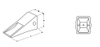 1U3252 CAT J250/930 Bucket Teeth