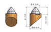 High Quality Weld-on Teeth Trencher Tip Bfz3