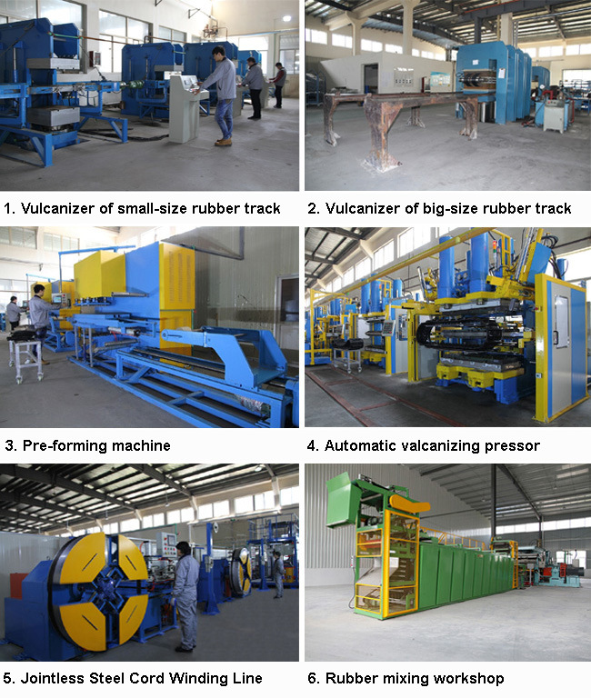 300X52.5X80W Undercarriage Parts Rubber Track