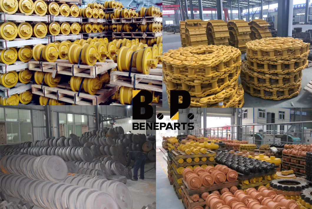 Mini Excavator Rubber Track Undercarriage Machinery Lubricated Dry Track Link Shoe Assy Track Chain Group for Bulldozer Parts 14X-32-07070