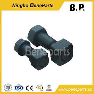 Plow Bolt 4j9058 Track Bolts 10.9 12.9 Grade 40cr 42CrMo Carbon Steel D8l Hexagon Segment Screw Bolt and Nut