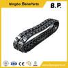 Mini Excavator Rubber Track Undercarriage Machinery Lubricated Dry Track Link Shoe Assy Track Chain Group for Bulldozer Parts 300X52.5X78W
