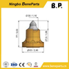 Round Shank Cutter Bit Trencher Tip BS38f-69.6377