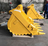 Construction Rock Machinery Excavator Attachment Ec360b Crusher Bucket Standard Mine Heavy Duty High Wear-Resisting Alloy Steel Bucket