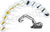Ground Engaging Tools Excavator Bucket Uni Tooth 8j2936