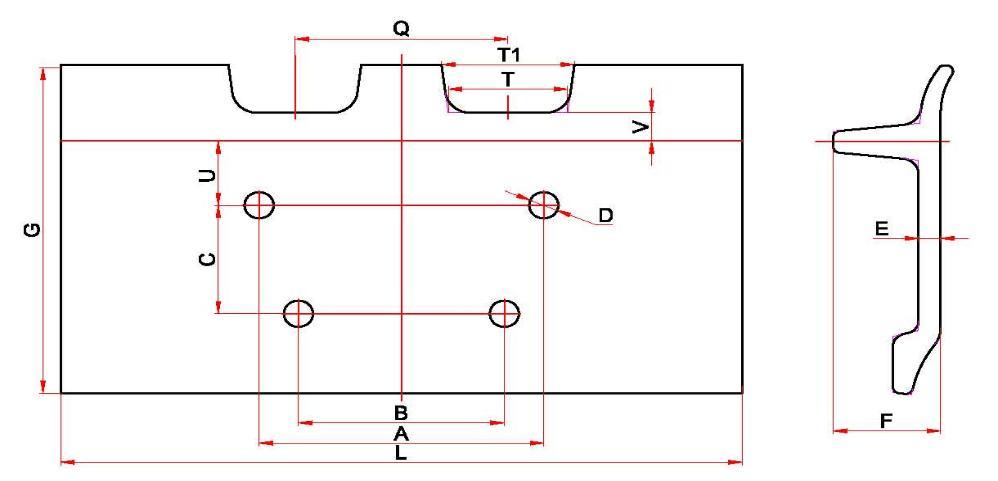 Crawler Bulldozer Undercarriage Parts 458-7790 Track Shoe Link Assy Crawler Tractor