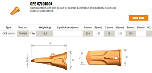 Combi Tooth W10 710100