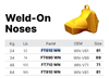 WN-V61 FT610 WN Weld-On Noses Mining G.E.T