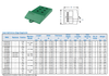 4T6761DD ESCO Cast Half-Arrow Edge Segments For CAT 990 992